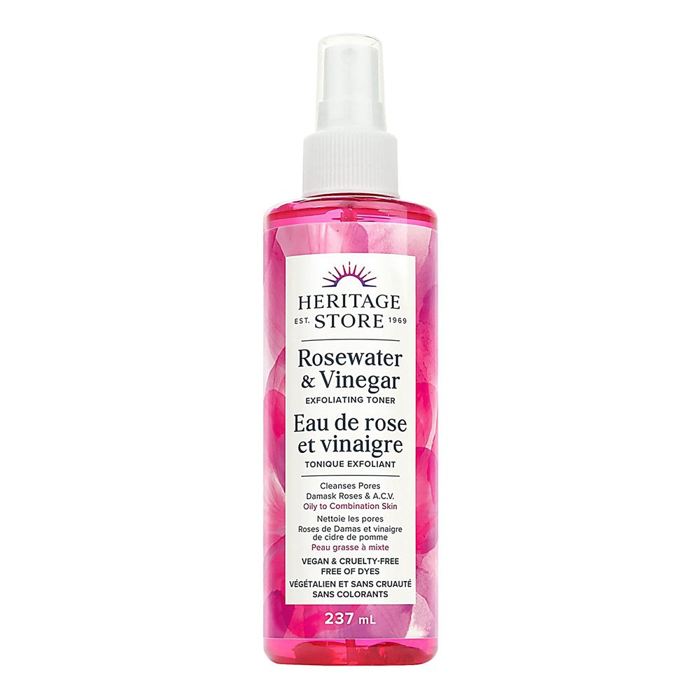 HERITAGE STORE Rosewater & Vinegar Exfoliating Toner